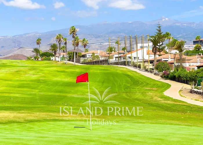 Seaviews Garden With Palms In Club Sc171 San Miguel de Abona